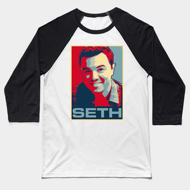 Seth Baseball T-Shirt by DAFTFISH